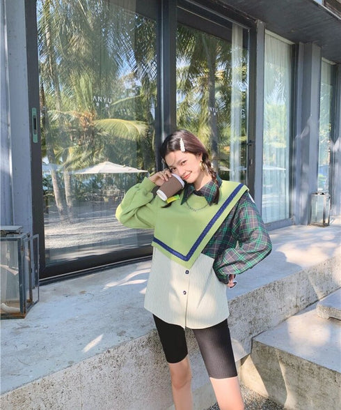 Half Layered Blouse